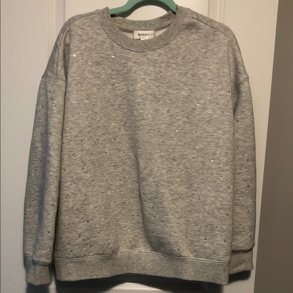 Bailey 44 Gray Crew Neck Sweater
